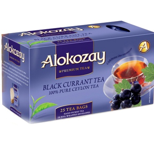 Чай "Alokozay" (Алокозай) черный сo смородиной 25пак в конвертах