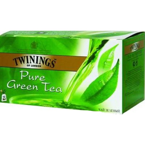 Чай "Twinings" (Твайнингc) зеленый чистый 25*2г Великобритания