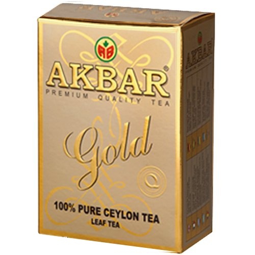 Чай "Akbar Gold" (Акбар Голд) черный цейлонский среднелистовой 250г