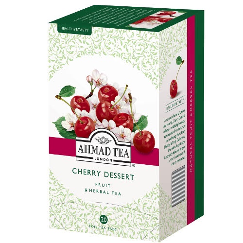 Чай "Ahmad Tea" (Ахмад Ти) Cherry Dessert травяной вишня шиповник 20пак х 2г