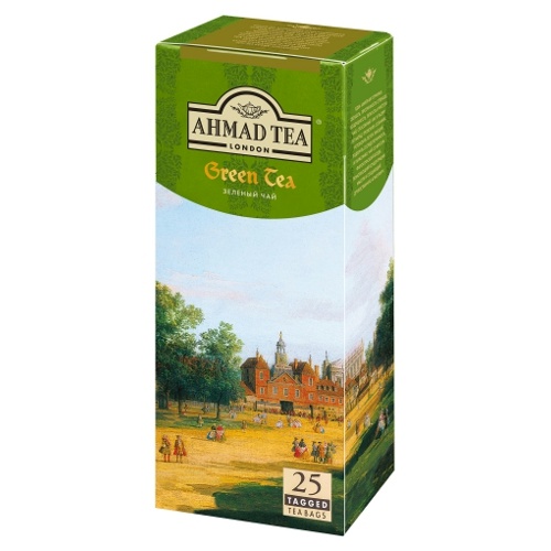 Чай "Ahmad Tea" (Ахмад Ти) Green зеленый 25*2г
