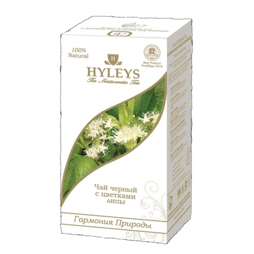 Чай "Hyleys" (Хэйлис) Гармония Природы черный с цветками липы аром. (25пак.х1