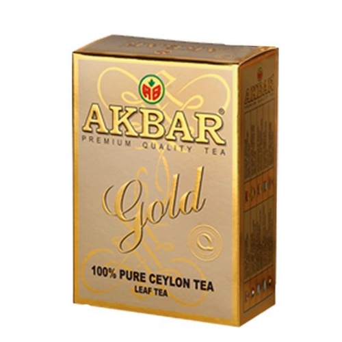 Чай "Akbar Gold" (Акбар Голд) черный цейлонский среднелистовой 100г Россия