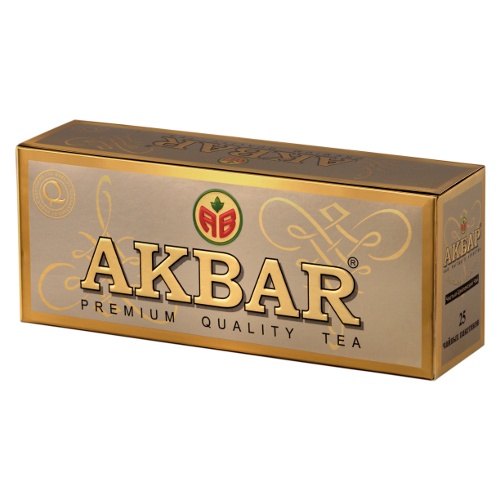Чай "Akbar Gold" (Акбар Голд) черный цейлонский 25пак х 2г