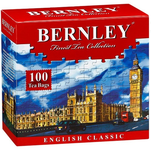 Чай "Bernley" (Бернли) English Classic черный цейлонский 100пак х2г