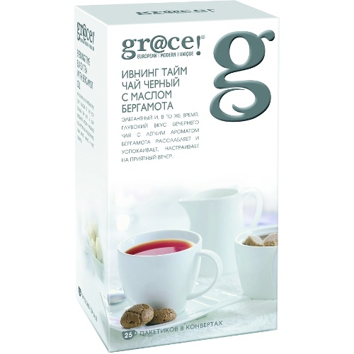 Чай "Grace" (Грэйс) Ивнинг Тайм черный 25пак х 2г