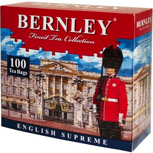 Чай "Bernley" (Бернли) English Supreme черный байховый цейлонский 100пак х 2г