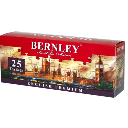 Чай "Bernley" (Бернли) English Premium черный цейлонский с ароматом бергамота 25пак х 2г