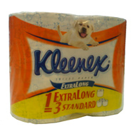 Туалетная бумага "Kleenex" (Клинекс) 2-слоя 4-рулона Экстра лонг