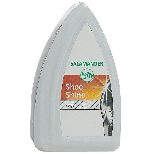 Губка для обуви "Salamander" (Саламандер) Shoe Shine для изделий из гладкой кожи бесцветная