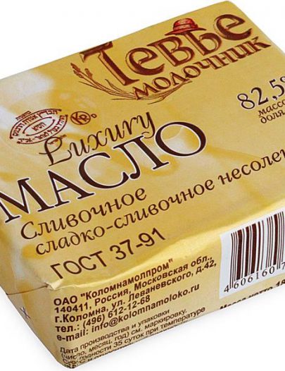 Масло Тевье Молочник Традиционный сливочное 82