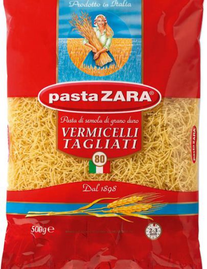 Вермишель Pasta Zara № 80 Vermicelli Tagliati