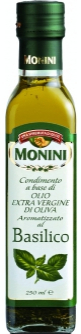 Масло оливковое Monini Extra Vergine с базиликом