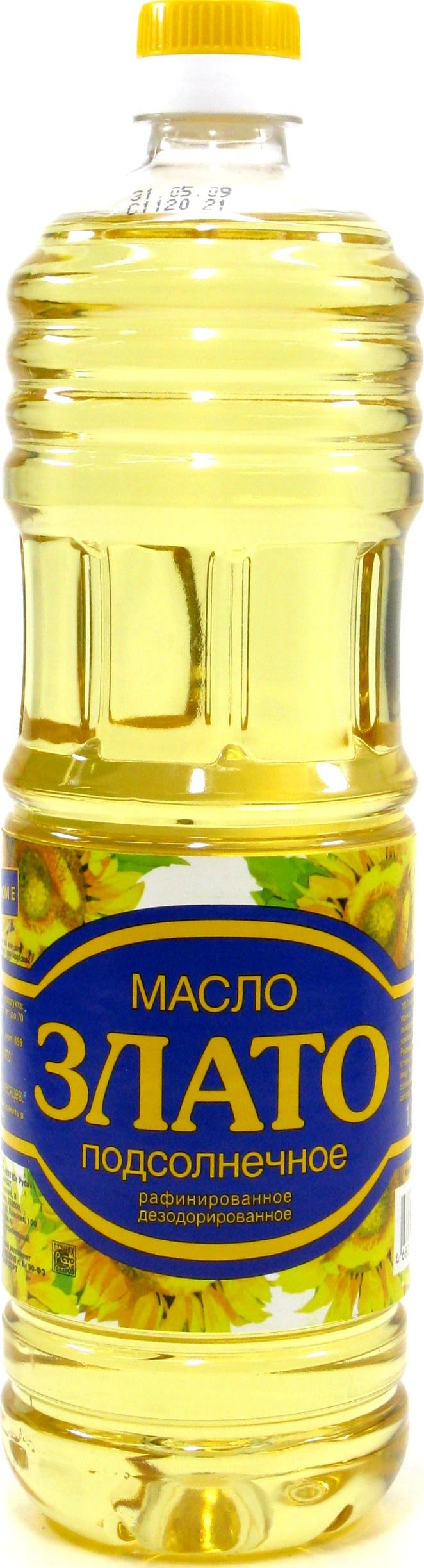 Масло подсолнечное Злато купить с доставкой - EdaStore.ru