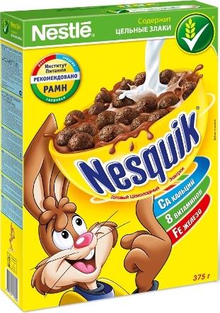 Готовый завтрак Nestle Nesquik Duo шоколадный