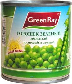 Горошек зеленый Green Ray нежный