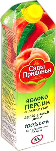 Сок Сады Придонья яблоко-персик
