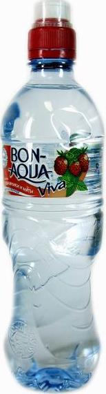 Вода Bon Aqua Viva земляника - мята негазированная