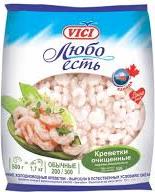 Креветки Vici очищенные замороженные 200/300