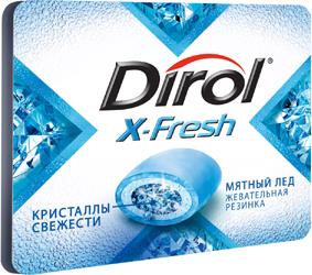 Жевательная резинка Dirol X-Fresh Ледяная Мята