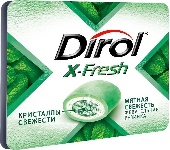 Жевательная резинка Dirol X-Fresh Мятная Свежесть