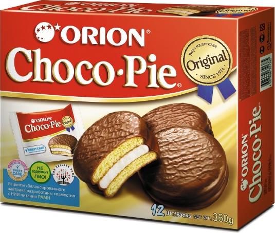 Пирожное Orion Choco-Pie Lotte