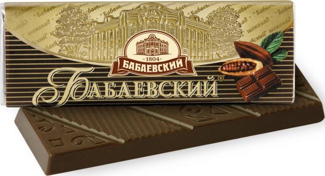 Шоколад Бабаевский с шоколадной начинкой