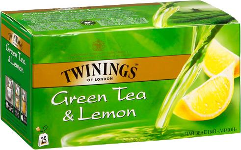Чай Twinings зеленый с лимоном