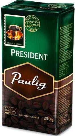 Кофе Paulig Prezident молотый