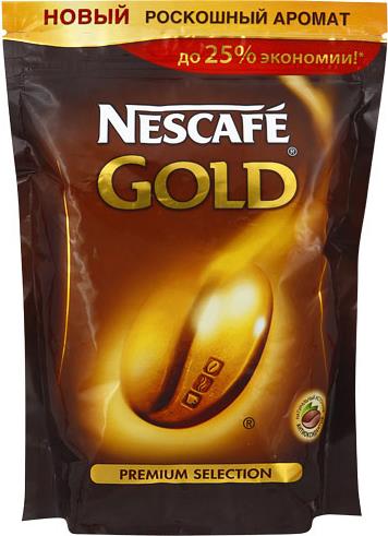 Кофе Nescafe Gold растворимый пакет