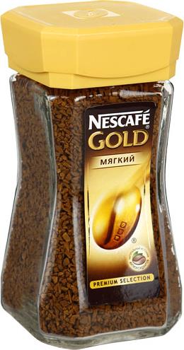Кофе Nescafe Gold растворимый стекло