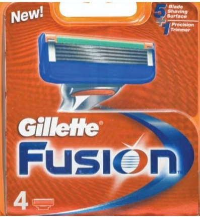Кассеты Gillette Fusion для станка
