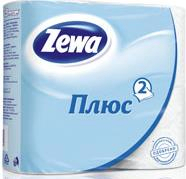 Бумага Zewa Plus туалетная белая