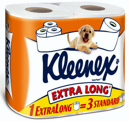 Бумага Kleenex Extra Long туалетная
