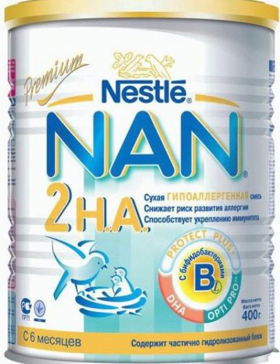 Смесь Nestle Nan 2 H.A. гипоаллергенный