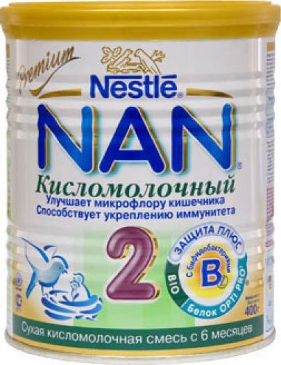 Смесь Nestle Nan 2 кисломолочный