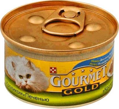 Корм для кошек Gourmet Gold паштет с кроликом