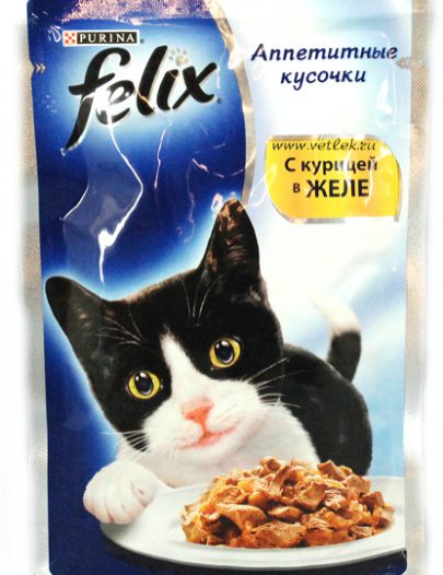 Корм для кошек Felix с курицей
