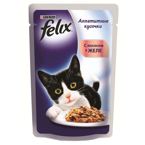 Корм для кошек Felix с лососем
