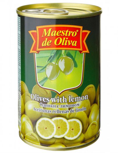 Оливки Maestro De Oliva c лимоном