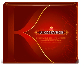 Шоколадные конфеты А. Коркунов Ассорти