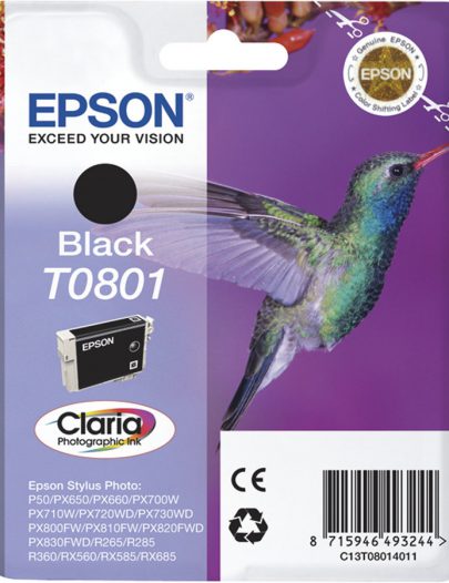Картридж Epson C13T08014011 черный
