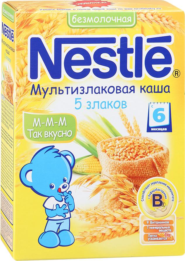 Каша Nestle 5 злаков безмолочная с 6 месяцев