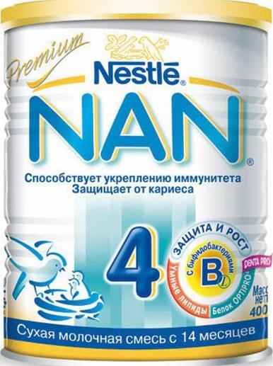Cмесь Nan сухая молочная Premium NАN-4 BL