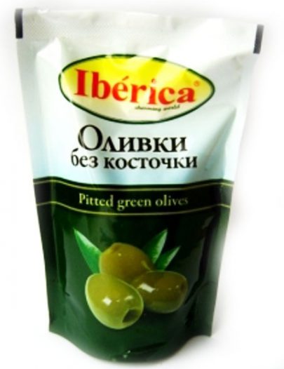 Оливки Iberica без косточки в пэт пакете