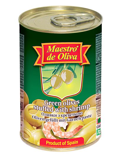 Оливки Maestro de Oliva с креветками