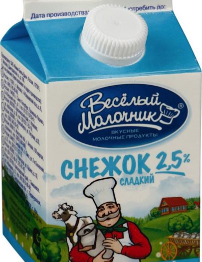 Снежок Веселый молочник продукт кисломолочный сладкий 2