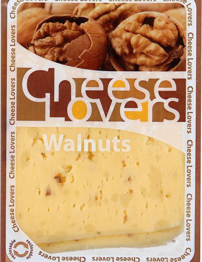 Сыр Cheese Lovers с орехами нарезка