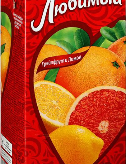 Сок Любимый Сад грейпфрут-лимон