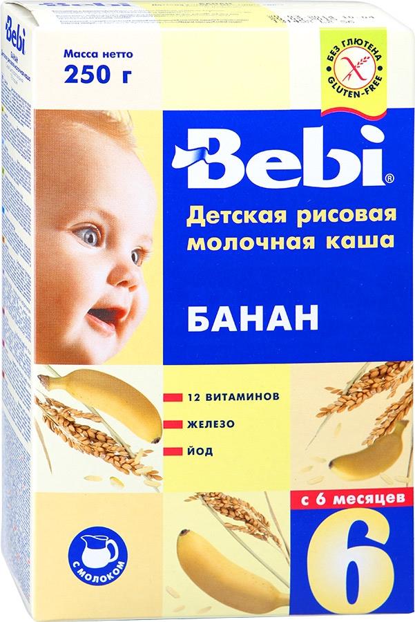 Каша Bebi рисовая молочная Банан